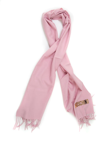 Classic scarf Pink Moschino Woman