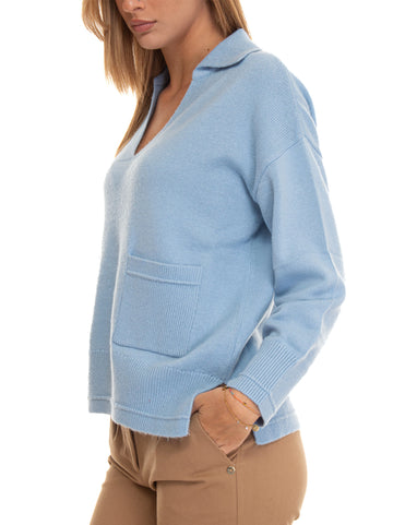 PHINE Light Blue Suncoo Women's Shirt