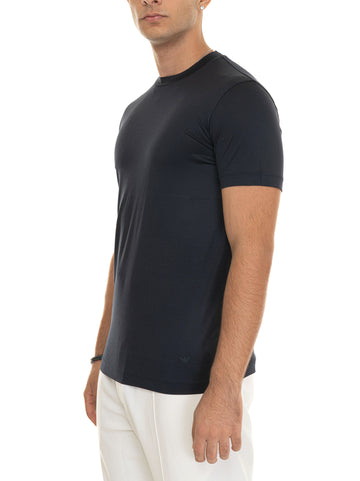 T-shirt Blu Emporio Armani Uomo