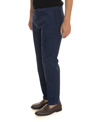 Chino model trousers Blue Fay Man
