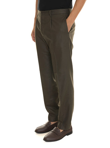 Pantalone modello chino  New chino Verde Hindustrie Uomo