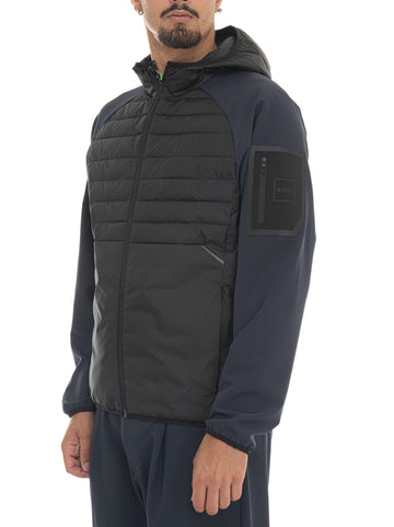Giubbino con cappuccio J-URBANEX-HYBRID-HD Blu BOSS Uomo