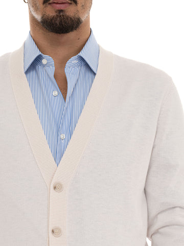 Cardigan Beige BOSS Uomo