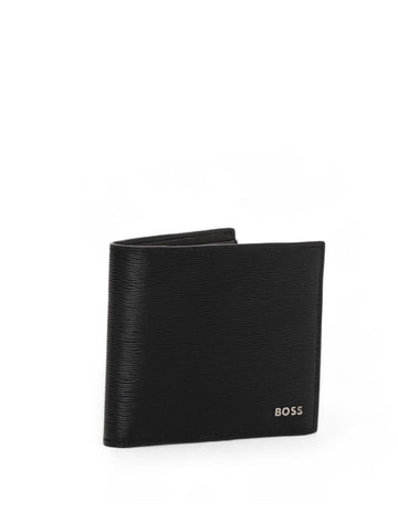 BOSS Men's LUMINARY-8CC Black Wallet