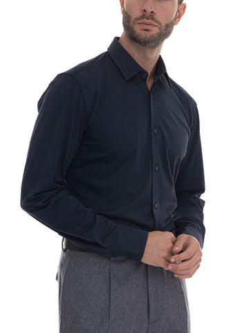 BOSS Men's Blue Shirt