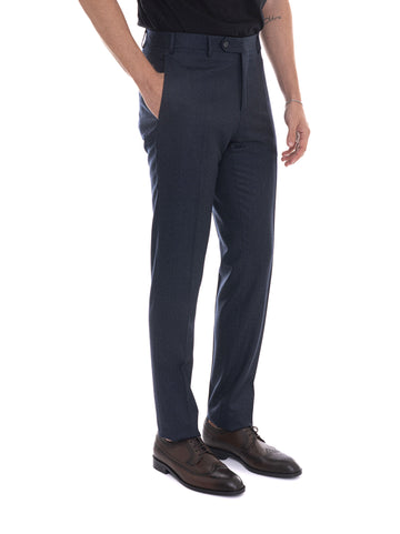 Pantaloni Blu Canali Uomo