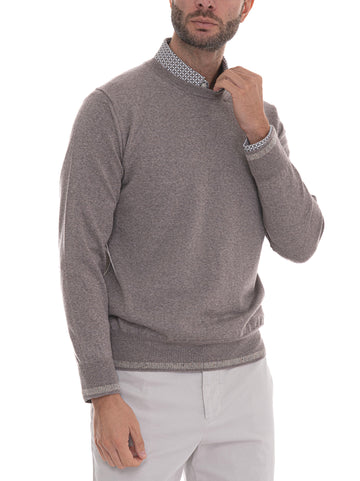 Maglie Beige Canali Uomo