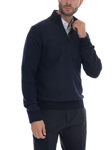 Maglie Blu Canali Uomo