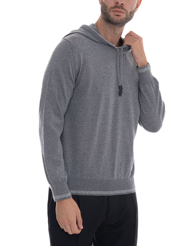 Men's Grey Canali Sweaters
