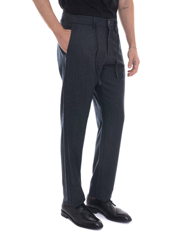 Pantaloni Antracite Canali Uomo