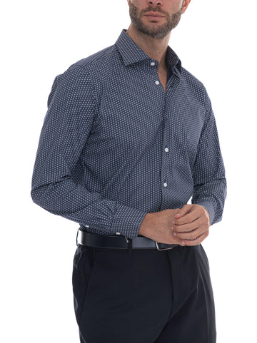 Camicia Blu Carrel Uomo