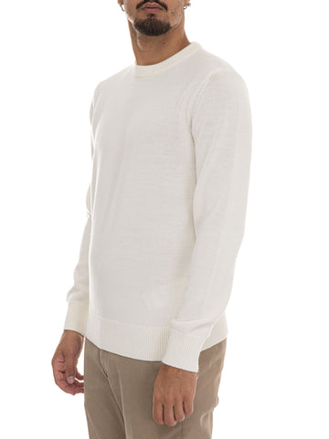 Maglia girocollo Panna EA7 Uomo