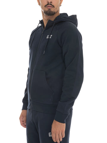 Felpa con cappuccio Blu EA7 Uomo
