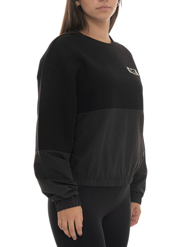 Felpa Nero EA7 Donna