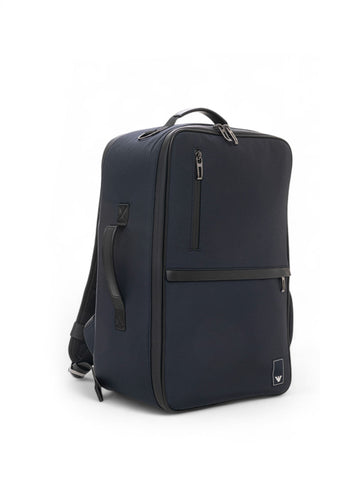 Emporio Armani Men's Blue Nylon Travel Backpack