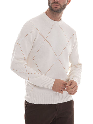 Maglie Bianco-beige Gran Sasso Uomo