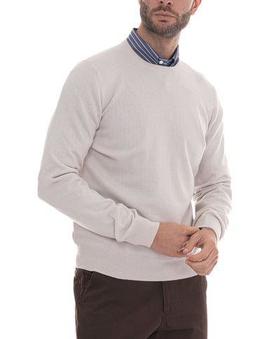 Maglia girocollo Panna Gran Sasso Uomo