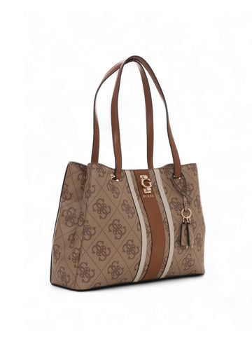Borsa shopping Erenia Marroncino Guess Donna