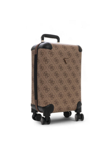 Trolley 4 ruote Berta 18 in 8 Marroncino Guess Donna