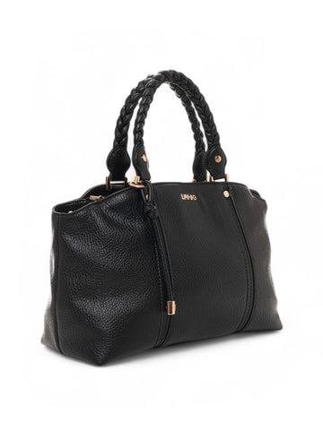 Liu Jo Women's Ecs m Satchel Shopping Bag Black