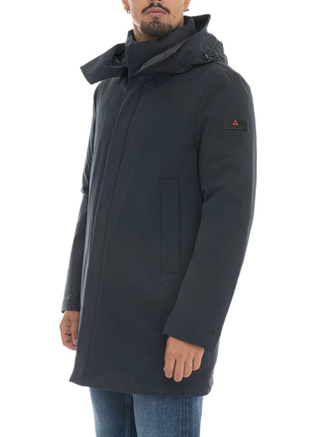 Peuterey Men's KRUGERTJ01 Blue Hooded Jacket