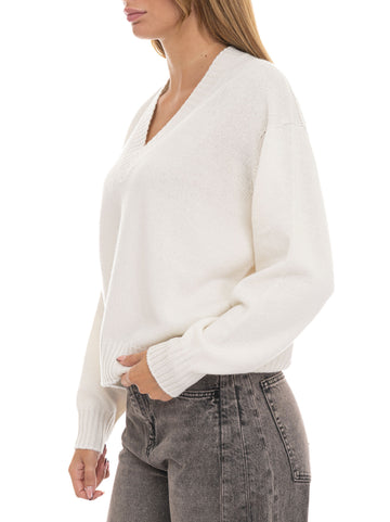 Vanisé Women's White Sky Sweater