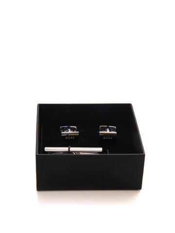 B-LOGOSET-CUF Cufflinks Silver BOSS Men's