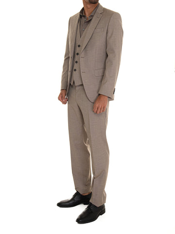Abito da uomo 2 bottoni  H-HUGE-3PCS Beige BOSS Uomo