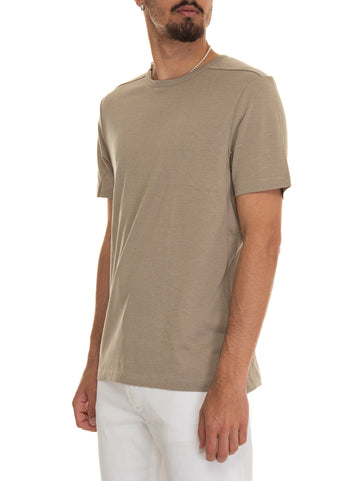 Half-sleeve crew-neck t-shirt P-TIBURT440 Beige BOSS Men