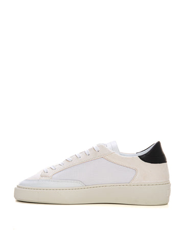 Levante White DATE Men's Laced Elevator Sneakers
