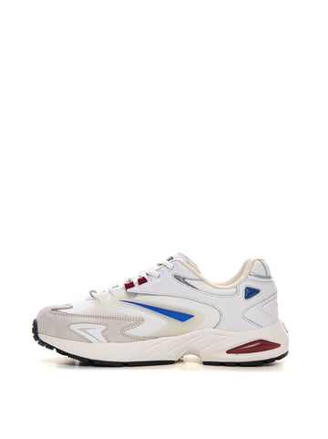 Sn23 net canvas and leather sneakers White DATE Men