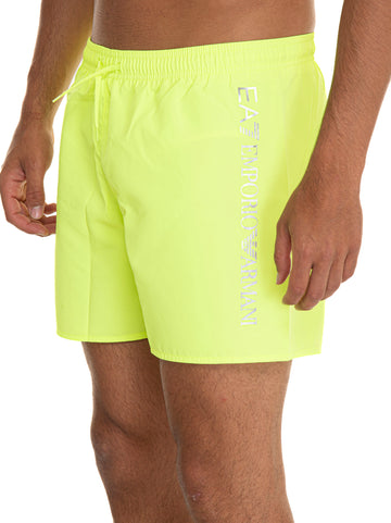 EA7 Men's Light Green Swim Boxer