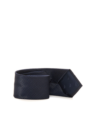 Cravatta Blu Emporio Armani Uomo