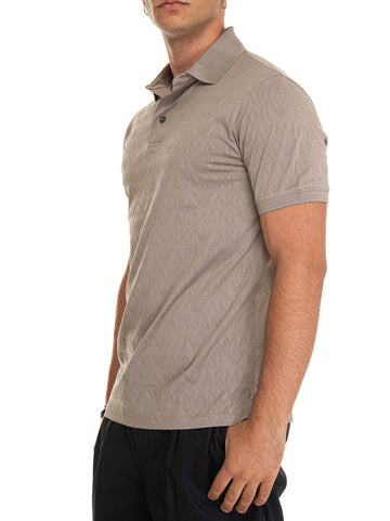 Polo manica corta Greige Emporio Armani Uomo