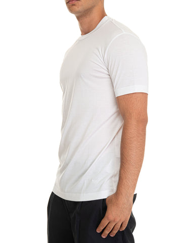 T-shirt girocollo Bianco Emporio Armani Uomo