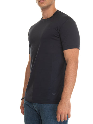 T-shirt girocollo Blu Emporio Armani Uomo