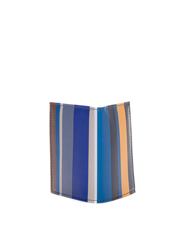 Portafoglio in pelle Blu-verde Gallo Uomo