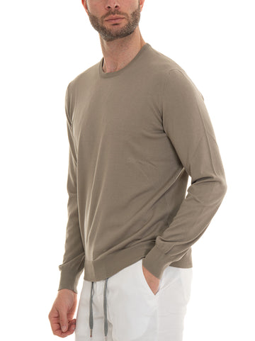 Maglia girocollo Taupe Gran Sasso Uomo