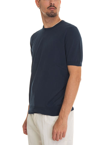 Maglia girocollo Blu Gran Sasso Uomo