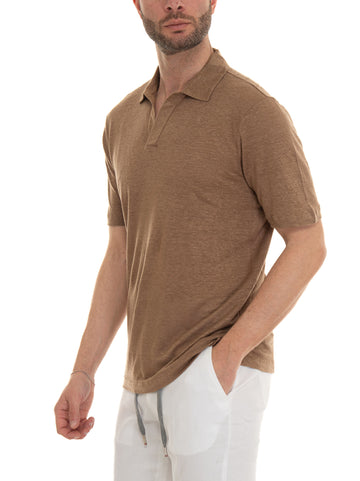 Beige Gran Sasso Man polo shirt