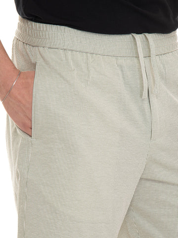 Bermuda SHORTS-SEERSACHER Verde Hindustrie Uomo