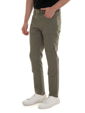 Pantalone 5 tasche JOHN Verde Jeckerson Uomo