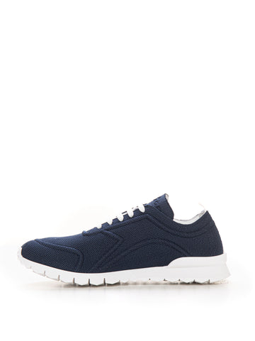 Sneakers in tela Blu Kiton Uomo