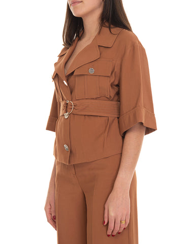 3-button jacket Bronze Liu Jo Woman