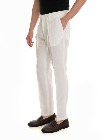 Paoloni Men's White Pants
