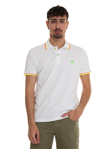 Polo manica corta NEWSELANDINASTR02 Bianco Peuterey Uomo