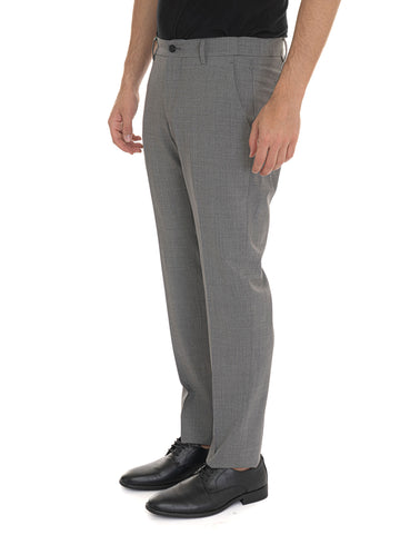 Pantalone classico MORELLO-ELAX Grigio Berwich Uomo