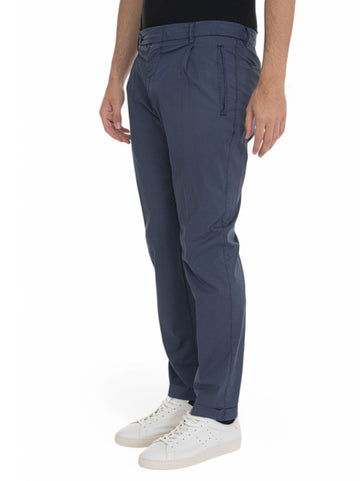 Pantalone modello chino  RETRO-GD Blu royal Berwich Uomo