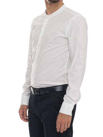 Camicia casual  H-HANK-S-STANDUP Bianco BOSS Uomo