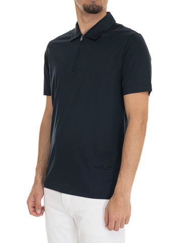 Polo mezza manica  H-PARAS50 Blu BOSS Uomo